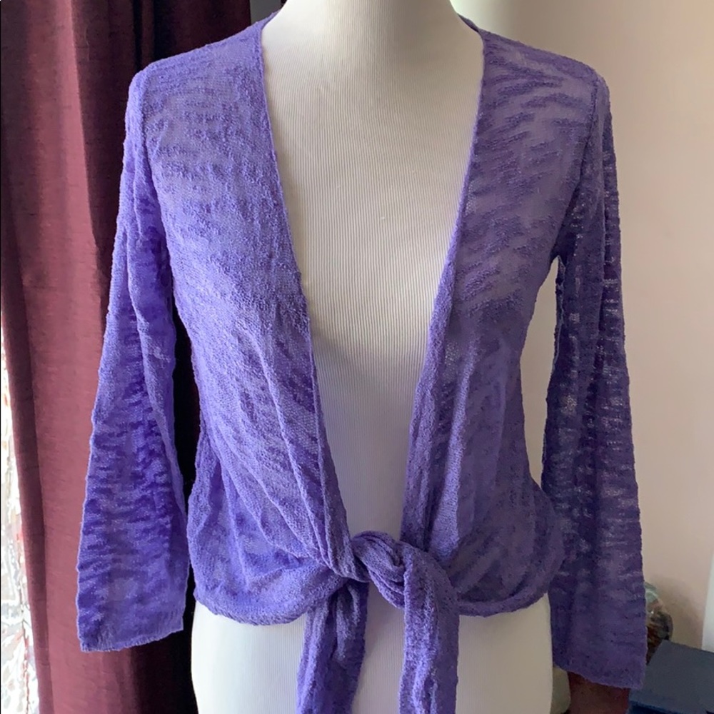 Open tie Cardi